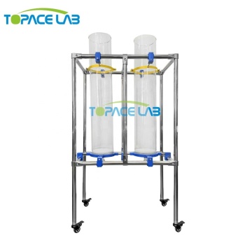 Topacelab Easy Operation Glass Distillation Columns for Solvent Recovery
