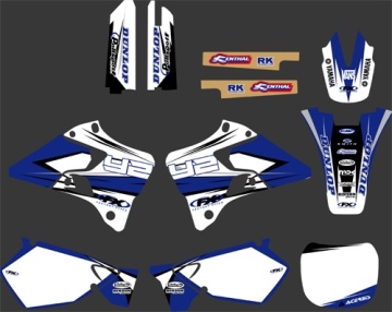 0010 New Style GRAPHICS&BACKGROUNDS DECALS STICKERS Kits for YZ125 YZ250 1996 1997 1998 1999 2000 2001
