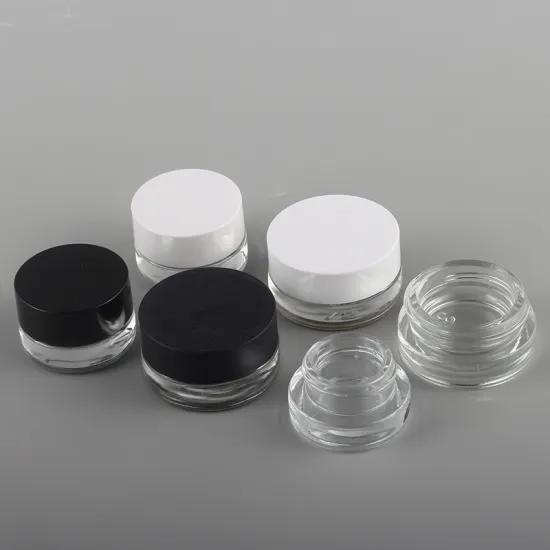 Fashionable Design Empty Jar Cosmetic Packaging Glass Bottle