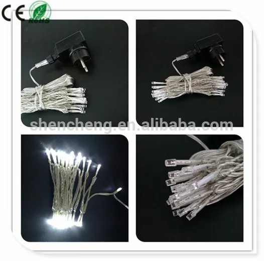led christmas string lights facoty wholesale made in china holiday clear wire decoration