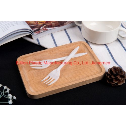 White Plastic Food Grade PP Disposable Plastic Fork