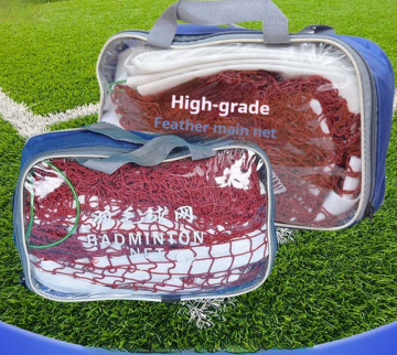 Lightweight Portable Adjustable Height Badminton Tennis Net Set