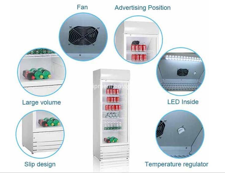 Display Freezer With Double Glass Door 1000 Liter