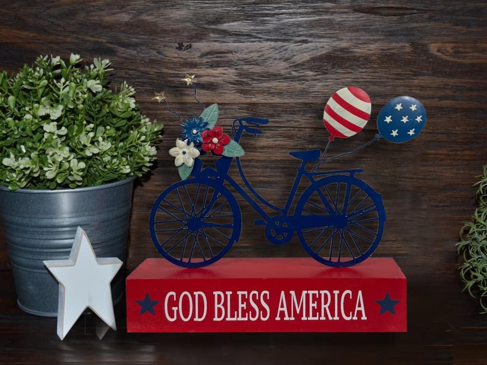 Rustic Farmhouse Sign Plactop para Memorial Day