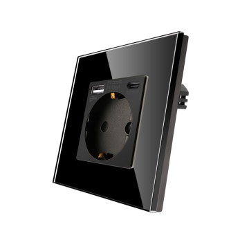 BINGOELEC EU 2.1A USB Panel Mount Power Socket