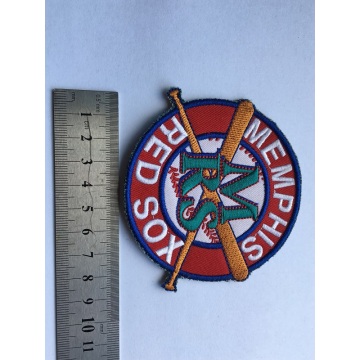 Patch in tessuto ricamo bandiera per abbigliamento