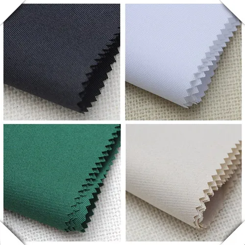 Poly/Cotton Garment Twill Black Fabric