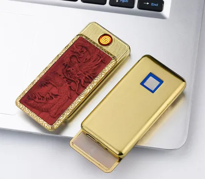 fashion popular dual sides ignite shenzhen usb lighter rechargeable slim cricket lighter