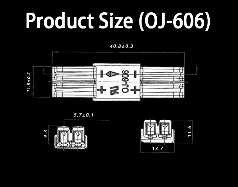 Automatic Plastic Led Light Electric Wire Quick Connectors