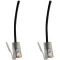 RJ11-Stecker Flaches 4-adriges Telefonkabel