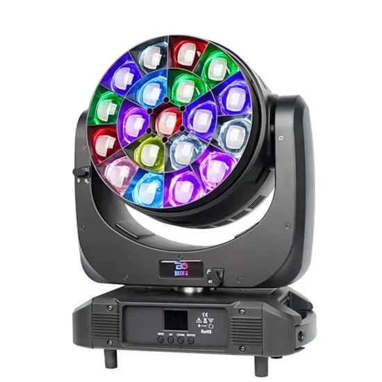 Big Eye Pixel Control 19x40W Lyre Beam Zoom Wash RGBW 4In1 DMX Stage LED Wash Light