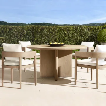 Teak Wood Villa Garden Sets: Outdoor Furniture for Dining Chairs and Tables