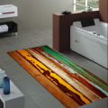 Household waterproof flannel digital printed floor mat
