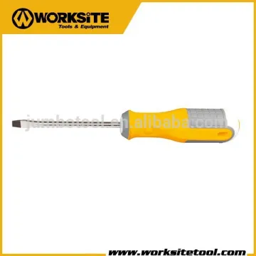 WT5004 Worksite 6x150mm Magnetic TPR Handle Slotted Screwdriver