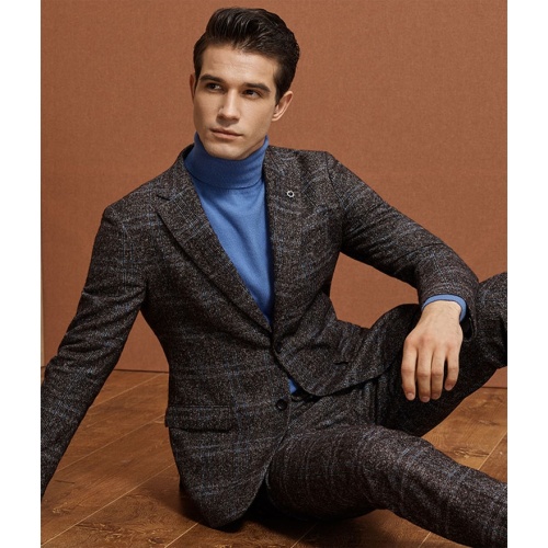 High-End Men's Single Breasted Wool Track Suit