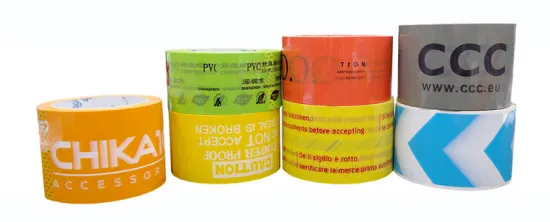 Logo printed plastic adhesive sealing tape