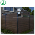 Garden Pool Horse Wood Panel Aluminum Fence