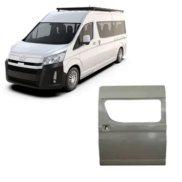 Replacement Left Side Sliding Door for High Roof Hiace VI Box 2019-2023