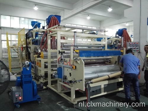 Productie van Extruder rekfolie Machine