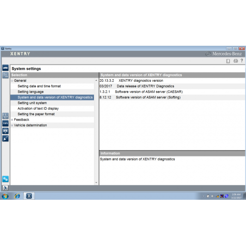 Win7 V2017.03 Xentry Das HDD Software with DTS Monaco For Benz Sd Connect C4