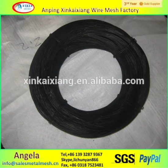 16 gauge black annealed wire/black wire/annealed binding wire (China Manufacturer)