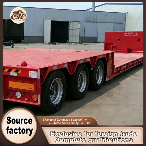 تریلر Drop Deck Lowbed Semi Trailer