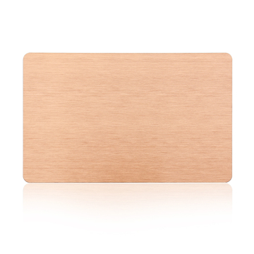 Custom Colorful Sandblasted Anodized Aluminum Business Cards (0.5/0.8/1.0mm Thickness)