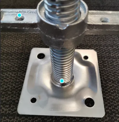 scaffolding jack base/HDG Jack Base/adjustable jack base