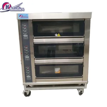 3 Deck 6 Trays Baking Bread Commercial Gas Deck Oven
