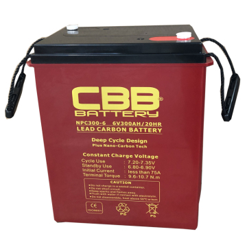 Alta qualidade 6V 280AH Ciclo profundo Bateria de carbono - NPC280-6 Remessa de fábrica