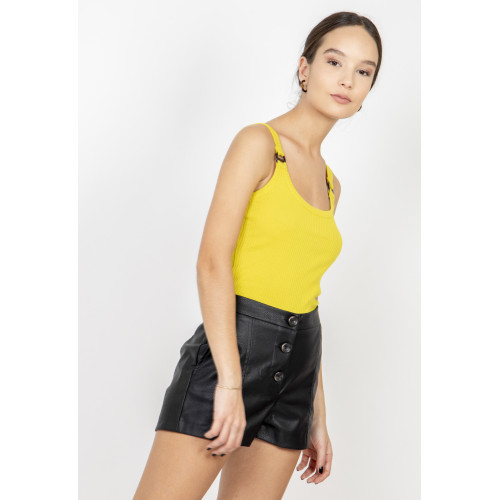 Women Pu Short Pants
