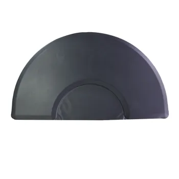 Semi-Circle 3x5' 7/8" Thick Anti-Fatigue Floor Mat for Barber Salons