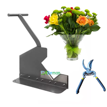 Strumenti di giardinaggio: cesoie per piante di fiori, potatori e forbici per mazzi e bouquet
