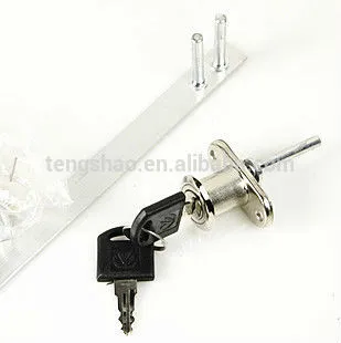 zinc alloy pedestal lock removable cylinder lock