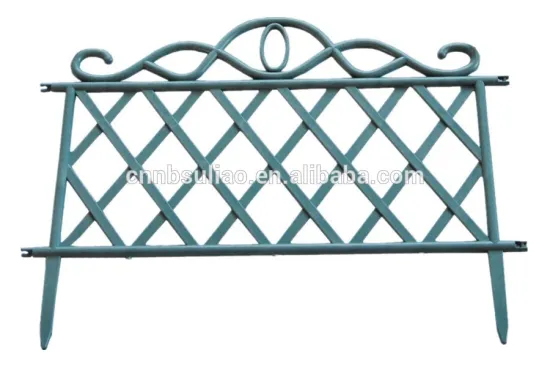 decorative flower garden fencing