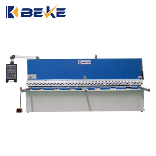 Long-Lasting CNC Hydraulic Swing Beam Steel Plate Shearing Machine with QC12K and E21s System: Durability and Precision in Metal Fabrication