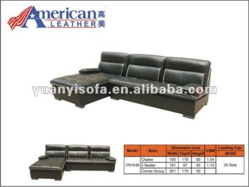 Black L Shape Corner Sofa