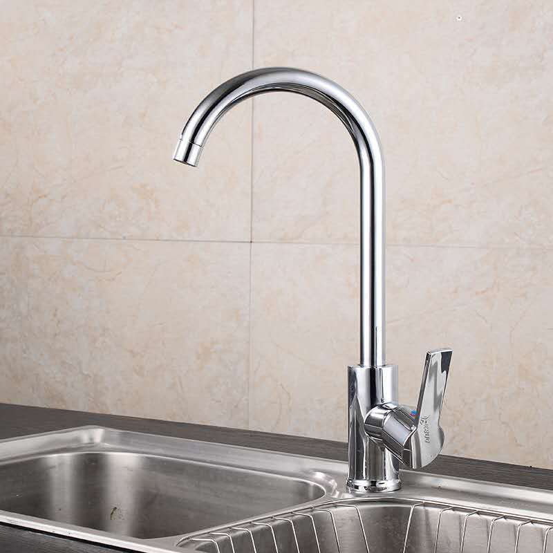 Grifo de cocina de estilo clásico de acero inoxidable 304 montado en la pared para un solo frío