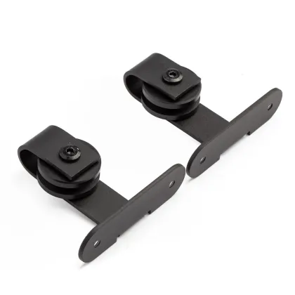 Modern Interior Solid Wood Sliding Barn Door Hardware