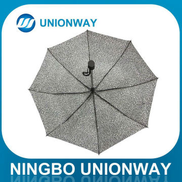 3 folding leopard umbrella