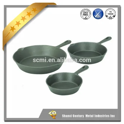 customized casting iron frying pan