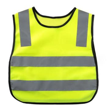 Wholesale Fluorescent Yellow Kids Bike Reflective Vest for Kindergarten Children