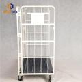 Grid Plastic Bottom Warehouse Stock Trolley