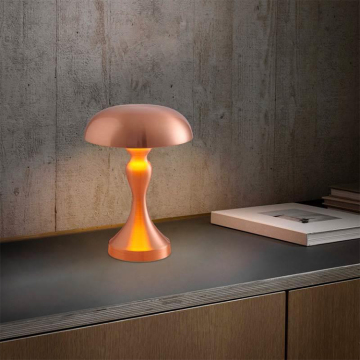 Retro Led Mid Century Mushroom Table Lamp