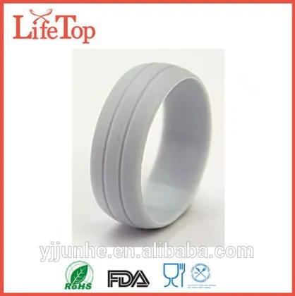 Custom silicone finger rings, silicone wedding rings