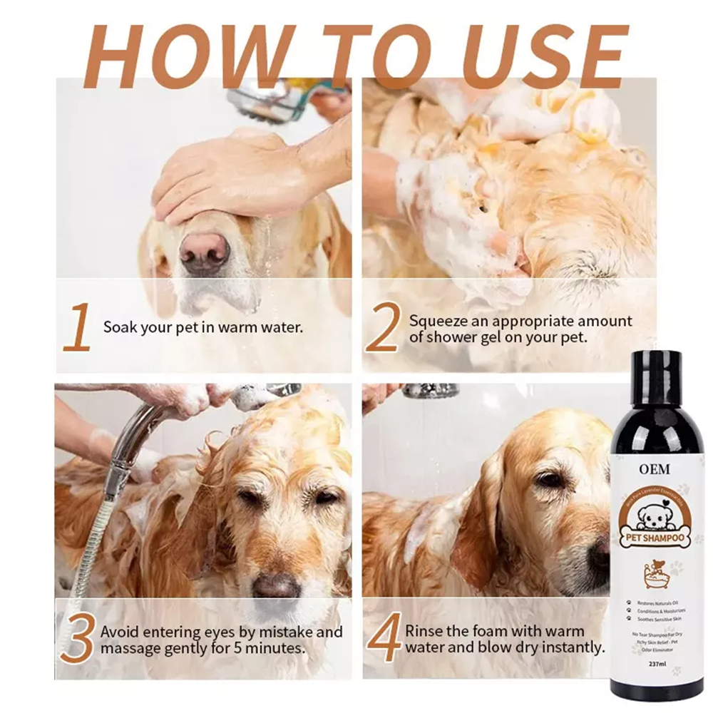 Natural Pet Dog Cat Shampoo And Conditioner For Pets