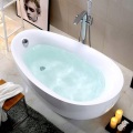 Джакузи воздушная ванна акриловой тонкий край белая маленькая овальная ванна