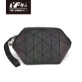 Geometric scallop shape noctilucent fashion hand bag