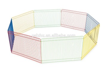 Metal Wire Folding Adjustable Multi-Color Small Pet Playpen