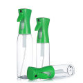 OEM vuoto 300 ml da 500 ml di parrucchiere trasparente vetro trasparente bottiglia spray per acqua fine nebbia